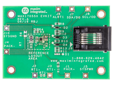 美信 電池管理開發(fā)板 MAX17055XEVKIT